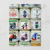 Carte Postale Fûts de saké du sanctuaire d'Ise, Japon (Devant)