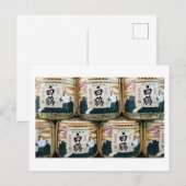 Carte Postale Fûtsû de Hakutsuru (grue blanche) : Tokyo (Devant / Derrière)