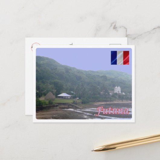 Carte Postale Futuna - Wallis-et-Futuna - (Devant/Arrière en situation)