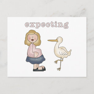 Carte Postale Futur Bébé - Tshirts et Cadeaux Cigogne