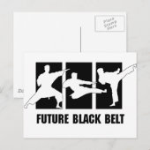 Carte Postale Futur ceinture noire (Devant / Derrière)