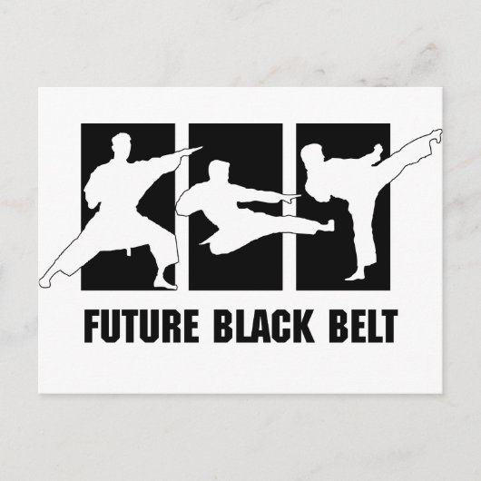 Carte Postale Futur ceinture noire (Devant)