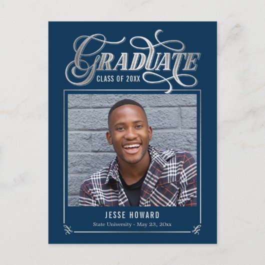 Carte postale Futur Futur Editable Color Graduatio (Devant)