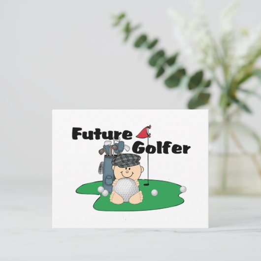 Carte Postale Futur Golfeur (Debout devant)