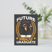Carte Postale Futur HBCU Graduation Black African Student (Debout devant)