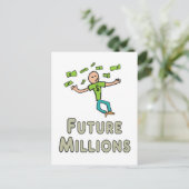 Carte Postale Futur Millionnaire (Millions) (Debout devant)