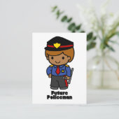 Carte Postale Futur policier - Garçon (Debout devant)
