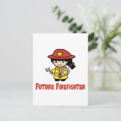 Carte Postale Futur pompier (Debout devant)
