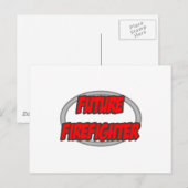 Carte Postale Futur pompier (Devant / Derrière)