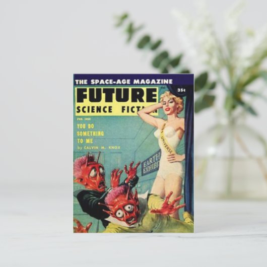 Carte Postale Futur science-fiction (Debout devant)