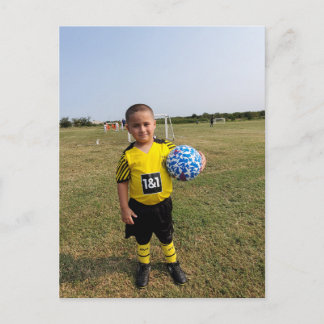 Carte Postale Futur Star du Football