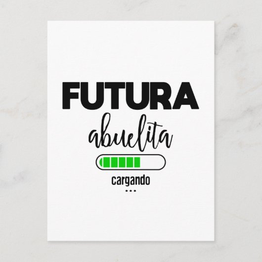 Carte Postale Futura abuelita cargando (Devant)