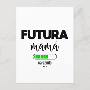 Carte Postale Futura mamá cargando