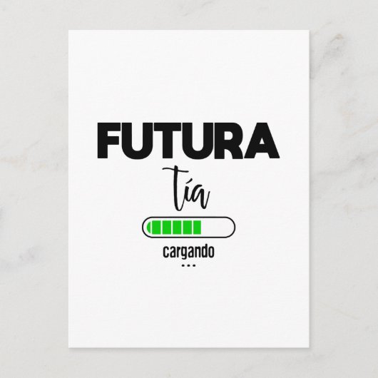 Carte Postale Futura tía cargando (Devant)