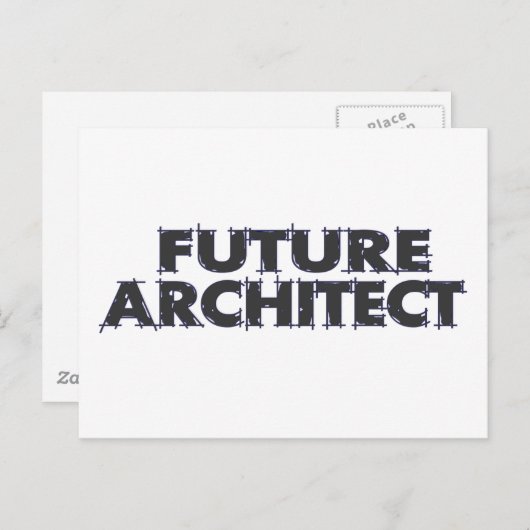 Carte Postale Future Architect (Devant / Derrière)