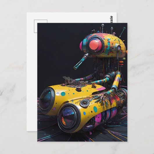 Carte Postale Future-Buggy (Devant / Derrière)