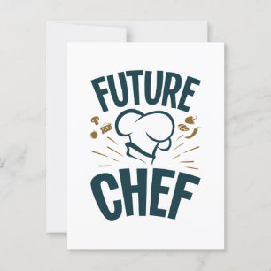Carte Postale Future Chef Cuisine Lover Culinaire School