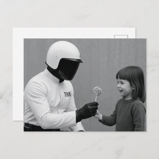 Carte Postale Future Cop (Devant / Derrière)