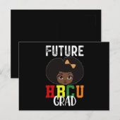 Carte Postale Future diplômée d'une HBCU Fille Remise des diplôm (Devant / Derrière)