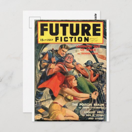 Carte Postale Future Fiction (Devant / Derrière)