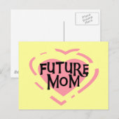 Carte Postale Future Mom Pink Heart Tshirts et cadeaux (Devant / Derrière)