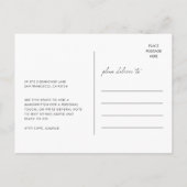 Carte Postale Future Mrs Modern Bridal Shower Photo (Dos)