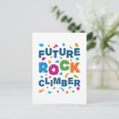 Carte Postale Future Rock Climber Escalade Bouldering (Debout devant)