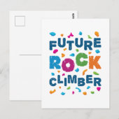 Carte Postale Future Rock Climber Escalade Bouldering (Devant / Derrière)