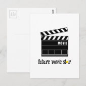 Carte Postale Future Star de cinéma (Devant / Derrière)