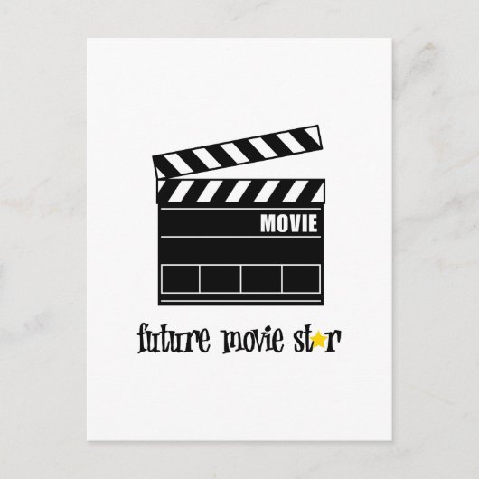 Carte Postale Future Star de cinéma (Devant)