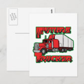 Carte Postale Future Trucker (Devant / Derrière)