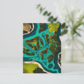 Carte Postale Futuristic Marshlands (Debout devant)