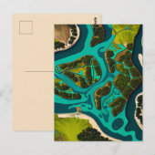 Carte Postale Futuristic Marshlands (Devant / Derrière)