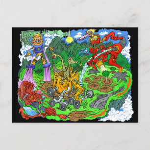 Carte Postale Futurs planteurs d'arbres.