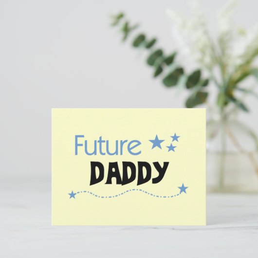 Carte Postale Futurs T-shirts et cadeaux Daddy (Debout devant)