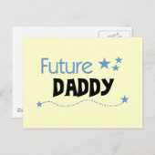 Carte Postale Futurs T-shirts et cadeaux Daddy (Devant / Derrière)