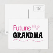 Carte Postale Futurs tee-shirts et cadeaux grand-mère (Devant / Derrière)