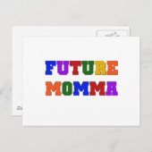 Carte Postale Futurs tee-shirts et cadeaux Momma (Devant / Derrière)