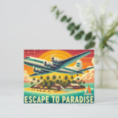 Carte Postale Fuyez vers le paradis. (Debout devant)