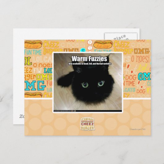 Carte Postale Fuzzés chauds (Devant / Derrière)