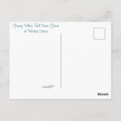 Carte Postale Fuzzy White Quail Deer Fawn /Salutations (Dos)