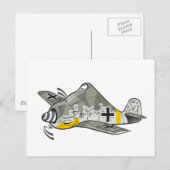 Carte Postale fw-190 focke wolf (Devant / Derrière)