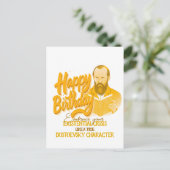 Carte Postale Fyodor Dostoevski - Style géométrique élégant (Debout devant)