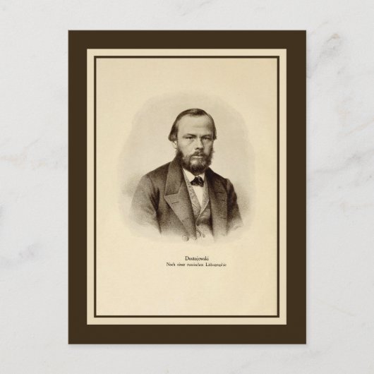 Carte Postale Fyodor Mikhailovich Dostoyevsky (Devant)