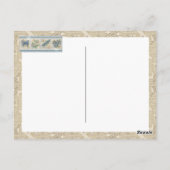 Carte Postale G Bureau de création Fleur bleue (Dos)