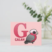 Carte Postale G est pour Galah (Debout devant)