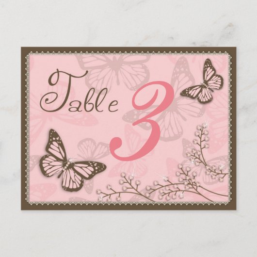 Carte Postale G est pour Girl Table Card (Devant)