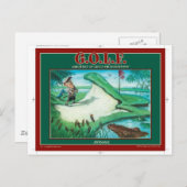 CARTE POSTALE G.O.L.F. LE PLUS GRAND DES FRUSTRATIONS DE LA VIE (Devant / Derrière)