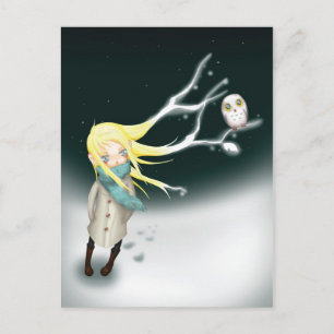 Carte Postale G winter postcard