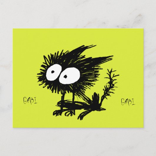 Carte Postale GabiGabi assis (Devant)